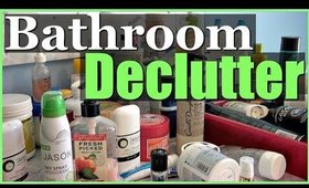 Declutter My Bathroom With Me! | Bathroom Declutter