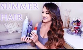 My SUMMER Hair Routine! | Glamourous Waves Tutorial