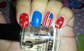 My 4th of July Mani ~ 2013