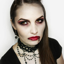 Halloween Vampire makeup 
