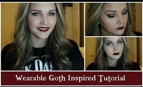 Wearable Goth/Grunge Inspired Makeup Tutorial