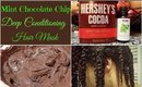 DIY Homemade Mint Chocolate Chip Light Protein Deep Conditioning Hair Mask