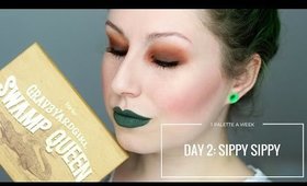 TARTE GRAV3YARDGIRL SWAMP QUEEN - DAY 2: SIPPY SIPPY | 1 PALETTE FOR A WEEK