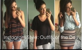 3 Outfits Of the Day: Instagram Style