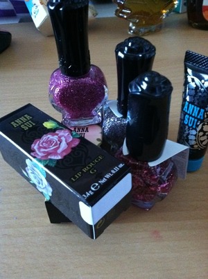 Nail polishes smell like roses :)