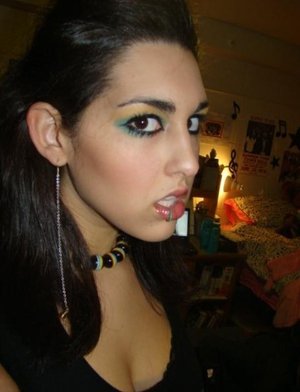 Punk themed party a few years ago...I'm not exactly sure how I thought this was a "punk"look, lol