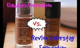 Revlon Colorstay Foundation vs. Covergirl Queen Collection All day Flawless Foundation