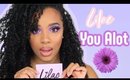 Lilac You A lot Palette | Lavender Eyeshadow Look| I mean what else is there to do? | leiydbeauty