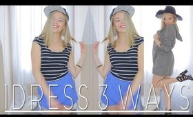 1 DRESS 3 WAYS | STYLE GUIDE IN 3