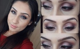 Glo Minerals Fall smokey eyes day to night tutorial for Brown eyes || Raji Osahn