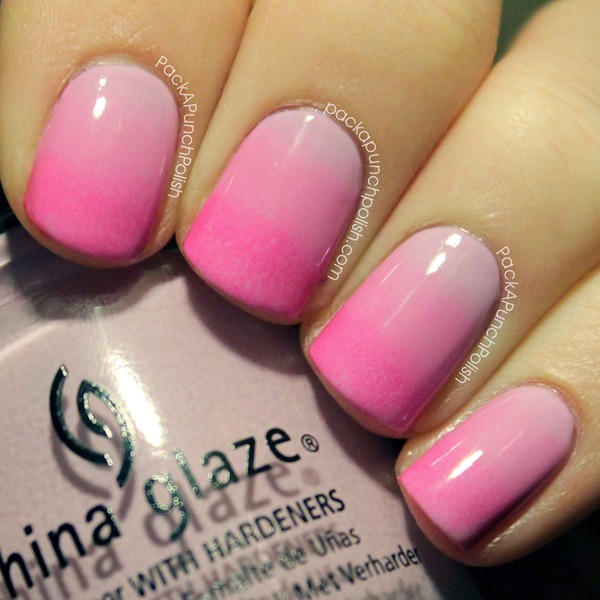 Pink Gradient Nails | Samantha S.'s (packapunchpolish) Photo | Beautylish