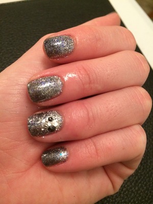 swarovski crystals, gelish