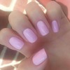 soft pink natural nails
