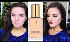 Estee Lauder Double Wear Foundation I Review & Demo