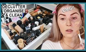DECLUTTERING MY MAKEUP COLLECTION! ♻️ foundations & concealers!