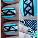 Mint and Gold Tribal Inspired Design