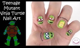 Teenage Mutant Ninja Turtles Nail Art