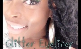 Easy and Simple Glitter Eyeliner Tutorial