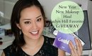 New Makeup Haul - Drugstore, Tarte, Jaclyn Hill Favorites GIVEAWAY, Real Techniques & MORE!