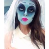 Corpse Bride Halloween Makeup