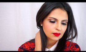 Easy + Quick Valentines Day Makeup Tutorial 2016 | Classic Red Lip ft Mac Lipstick Feels So Grand |