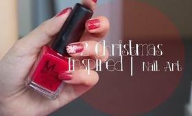 2 Christmas Inspired | Nail Art Tutorial