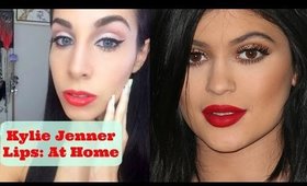 Kylie Jenner Lips At Home?! | Winter Lip Care Routine