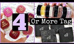 4 or More Makeup Tag | Cruelty Free Makeup I have 4 or More of!