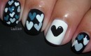 Nail Art - Hearts (inspired by MKmyday nails) - Decoracion de Uñas