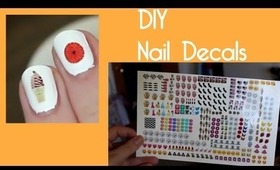 How To Make Water Decals For Nails (Clear & White) | OliviaMakeupChannel