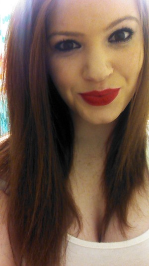 Ruby Roo lipstick& Cherry lip liner from MAC