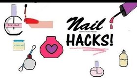 6 NAIL HACKS: _ Paint Nails PERFECTLY At Home!