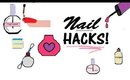 6 NAIL HACKS: _ Paint Nails PERFECTLY At Home!
