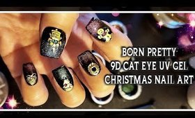 BORN PRETTY 9D CAT EYE UV GEL CHRISTMAS NAIL ART