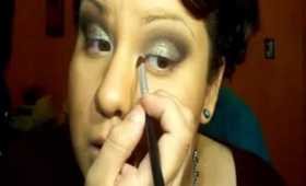 Smokey Sparkly Prom Look