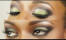 Makeup Tutorial| Black Smoky Eyes with Glitters