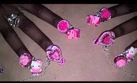 "Hello Kitty Love" by BellaGemaNails