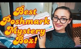 BEST MYSTERY BOX FROM POSHMARK EVER?! | GrammaPosh Unboxing | Part-Time Reseller | What To sell