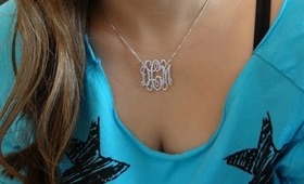 REVIEW | ONECKLACE MONOGRAM JEWERLY