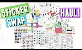 Etsy Sticker swap HAUL | Belloxoplanning