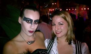 Me as the Black Swan (on the left) with my bestie on Halloween!
