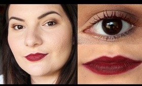 Natural Burgundy/Oxblood Makeup Tutorial for Fall | OliviaMakeupChannel