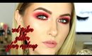 Red Glitter Glam Festive Makeup Tutorial ❤️ | shivonmakeupbiz