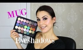 MUG Eyeshadows Swatches & Review {Repost to my original video}