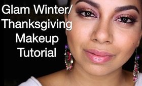 Glam Winter / Thanksgiving Makeup Tutorial Ft Urban Decay Vice 3 | YazMakeUpArtist