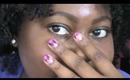 How To ♡ Easy OPI Pink & Purple Explosion
