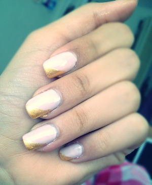 Nude pink and gold :)