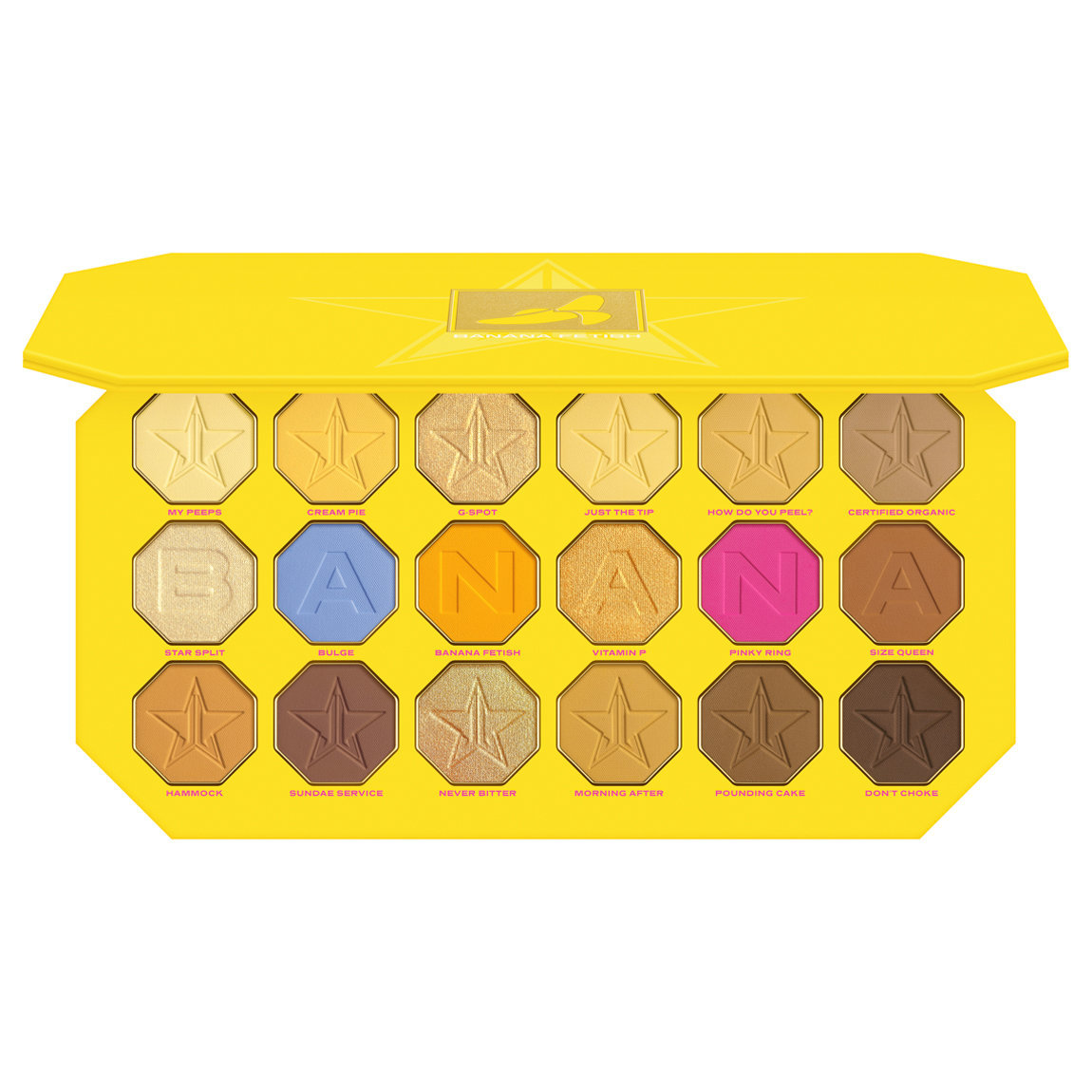 Jeffree Star Cosmetics Banana Fetish Artistry Palette alternative view 1 - product swatch.