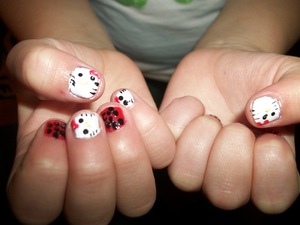 little sister's nails. 