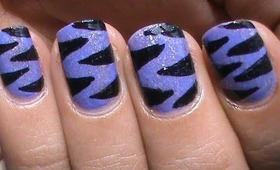Purple Tiger Nail Art Designs Easy Youtube Do It Yourself Nails Step By Step How To Do Nails Art